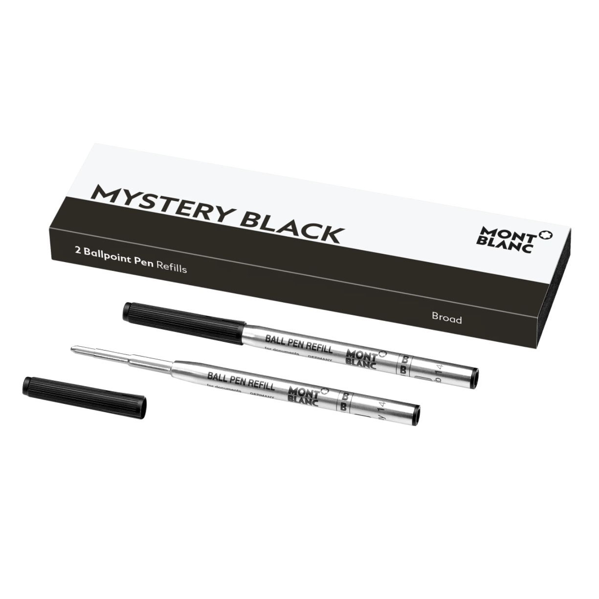 Montblanc - 2 x Ballpoint Pen Refills (B) Mystery Black